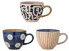 Bloomingville Eviaya Tasse aus blauem Steingut Produktbild-Vorschau 1