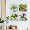 Leinwandbilder Set Aufhängefertig 4 Bilder KRÄUTER Blumen Produktbild-Vorschau 3