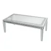Vrygle Table Basse en Verre 120 × 60 × 45 cm Table de Salon Voir les images du produit 10