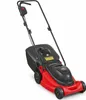 A red and black electric lawnmower shown from a three-quarter angle against a white background. Anteprima dell’immagine prodotto