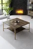 Skye Decor, Gold Line - Walnut, Gold, Wohnzimmer, Produktbild-Vorschau 3