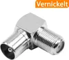 ORSEM Winkeladapter F-Buchse > Koax-Stecker 90° Produktbild-Vorschau 1