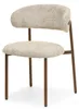 Sedia da pranzo ADRIENNE - beige scuro / noce Anteprima dell’immagine prodotto 1