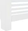 vidaXL Copritermo, 2 pezzi, bianco, 112 x 19 x 81,5 cm, MDF Anteprima dell’immagine prodotto 6