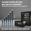 Extralink 9U 600x600 Black | Rack cabinet | wall-mounted Anteprima dell’immagine prodotto 4