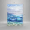 Bilder auf glas - Einteilig - Meer Welle Möwe - 50x70cm - Produktbild-Vorschau 3