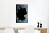 MuchoWow® Poster Karte - Deutschland - Grau 40x60 cm - Produktbild-Vorschau 5