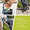 bremermann Einkaufstrolley JEEBEL faltbar schwarz Produktbild-Vorschau 3