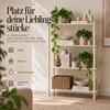 Mica Decorations Latty Regal Beige aus Holz mit gedrehten Produktbild-Vorschau 5