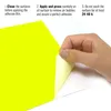 Pellicola per auto giallo fluo 50 x 70 cm Anteprima dell’immagine prodotto 2