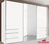 Schwebetürenschrank Schlafzimmerschrank Level 3-türig weiß Produktbild-Vorschau 1