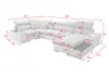 Wohnlandschaft in U-Form PERS IV MAXI Ecksofa Eckcouch mit Produktbild-Vorschau 5