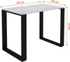 A product image of a table with dimensions indicated. Náhľad obrázku produktu