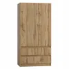 Armoire Novela, Wotan à 2 portes | Armoire de chambre Voir les images du produit 3