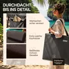 DETEX® Strandmatte mit Rückenlehne Gepolstert Anthrazit Produktbild-Vorschau 4