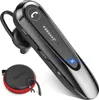 A black wireless earbud and its charging case are displayed against a white background. Produktbild-Vorschau