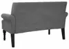 vidaXL Bank mit Rückenlehne Dunkelgrau 120 x 62 x 75,5 cm Produktbild-Vorschau 6