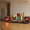 Jinfa kleine Vasen Set - 7 mini Vasen aus Keramik- kleine Produktbild-Vorschau 10