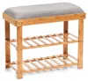 Zeller bubnový organizér na topánky, bambus/polyester, Náhľad obrázku produktu 3