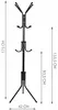 Stehender Kleiderbügel 170 cm - schwarz Ruhhy 23815 Produktbild-Vorschau 4