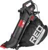 A black electric leaf blower with a collection bag attached, shown against a white background. Produktbild-Vorschau