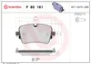 Bremsbelagsatz, Scheibenbremse BREMBO P 85 161 Produktbild-Vorschau 3