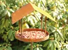 Rost Vogelfutterhaus am Stab Metall Futterhaus Edelrost Produktbild-Vorschau 3