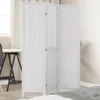 vidaXL Séparation de pièce 3 pièces blanc bois massif Voir les images du produit 2