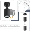 ZMH LED plafoniera nera 1 fiamma plafoniera faretto da Anteprima dell’immagine prodotto 3