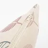 Kissenhülle Scandi Retro Leaves  natur rosa div. Größen Produktbild-Vorschau 4
