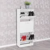 Schuhschrank BELLA mit 3 Fächern zum Klappen Schuhkommode Produktbild-Vorschau 3