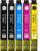 5 Druckerpatronen kompatibel mit Epson 405 XL - 2 x Black, Produktbild-Vorschau 1
