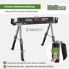 2x Sägebock 2.0 DELUXE 9-fach höhenverstellbar Stahl bis Produktbild-Vorschau 5