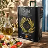 Sitia Premium Gold Olivenöl 3 L mit Glaskaraffe und frischem Salat Produktbild-Vorschau