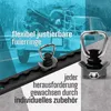 Airlineschiene robust eckig schwarz eloxiert, Alu Produktbild-Vorschau 3