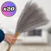 Künstliches Pampasgras, 20 Stück, graues Deko-Schilf, Produktbild-Vorschau 4