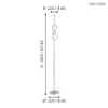 EGLO LED Stehlampe Novafeltria, Stehleuchte, Standleuchte Produktbild-Vorschau 3