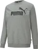 Puma Sweatshirt Essential Big Logo Crew Herren Grau Produktbild-Vorschau 1