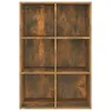 vidaXL Étagère/sideboard chêne fumé 66x30x98 cm bois Voir les images du produit 12