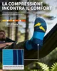 CAMBIVO Calze Ciclismo Compressivo 2Paia, Calze Trekking Anteprima dell’immagine prodotto 3