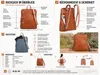 Leder Rucksack Handtasche klein Vario Gurt Geheimfach Produktbild-Vorschau 10