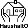 A graphic illustration of hands holding a house, with text below. Produktbild-Vorschau