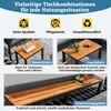 Flieks Gartenmöbel-Set 6 teilig, Gartenloungeset mit 2 Produktbild-Vorschau 6
