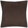 A brown pillowcase is shown flat against a white background. Produktbild-Vorschau
