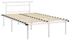 vidaXL Posteľný rošt biely kov 120x200 cm Náhľad obrázku produktu 1