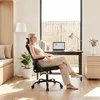 UISEBRT Bürostuhl Schwarz, Ergonomischer Schreibtischstuhl, Produktbild-Vorschau 10