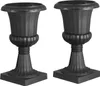 SucceBuy fusi di fiori in plastica, 40x67 cm, set di 2, Anteprima dell’immagine prodotto 1
