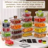 20 pezzi di contenitori per alimenti, con coperchio e Anteprima dell’immagine prodotto 8