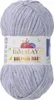 A ball of grey yarn with a label. Podgląd zdjęcia produktu