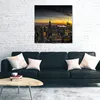 Leinwandbild städte & architektur - orange 60x60 cm Feeby Produktbild-Vorschau 2